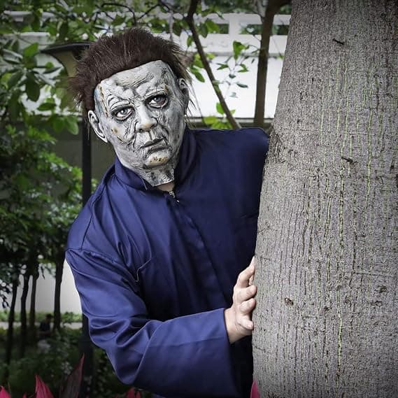 Michael Myers Maske Halloween Karneval Horror Cosplay Kostume (3)