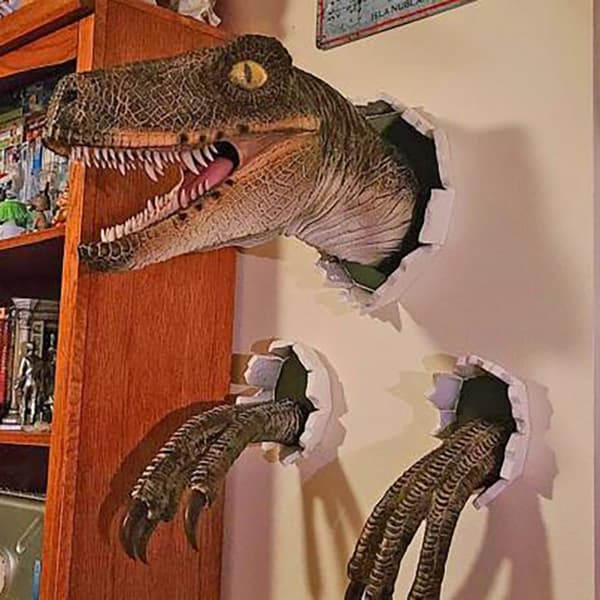 Tyrannosaurus Rex Leksaksfigur Väggdekoration Heminredning