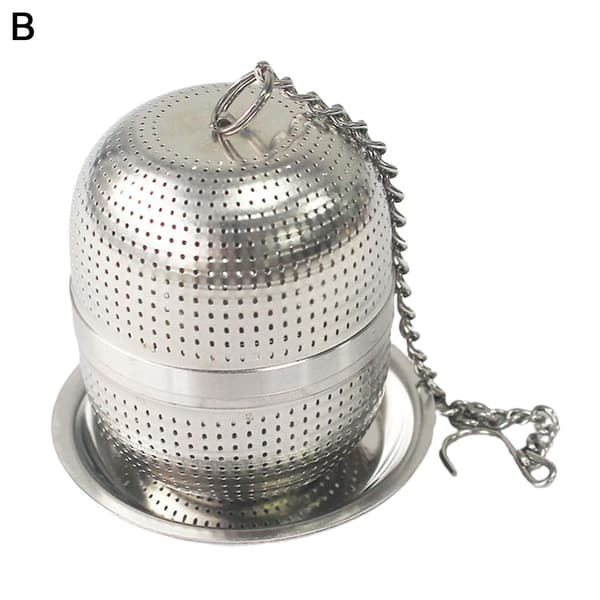 1 Sæt Te Si Fødevaregodkendt Rustfrit Stål Hængende På Kop Stil Løs Te Blad Infuser Til Hjemmet B