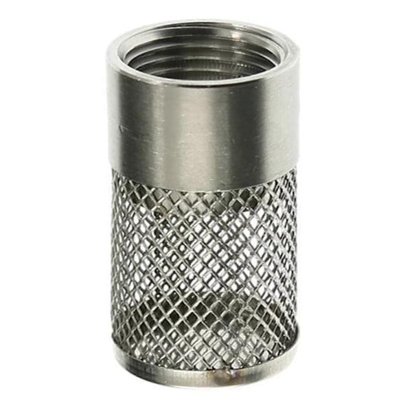 Indsugningssi Rustfrit Stål Haveslange Indløbsfilter Mesh Nem Installation Indsugningsslange Pickup Filterhoved til Vandingsvandpumpefilter 30mm