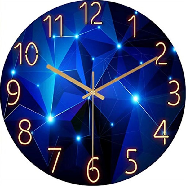 ##/Modern Tyst Kvarts Väggklocka 30cm Batteridriven, för Sovrum##/
