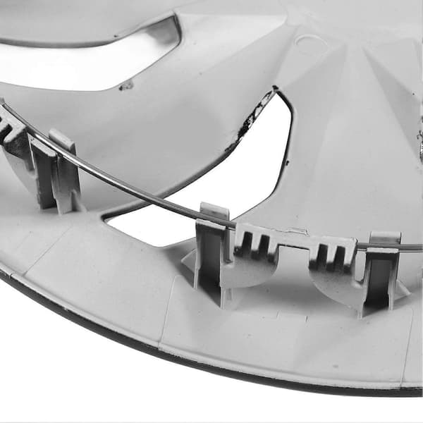 4 stk. hjulkapsler Stilfulde Holdbare Sorte Robuste 15 Tommer Hjulkapsler Erstatning for Peugeot 208
