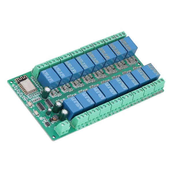 Trådløst kontrollrelébord Relémodul 16-kanals relébord Relébrytermodul