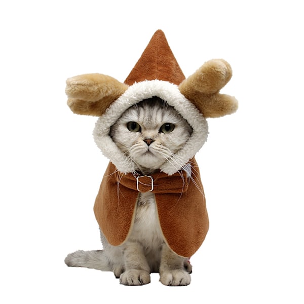 ##/Julkapp för katt med älghorn##/