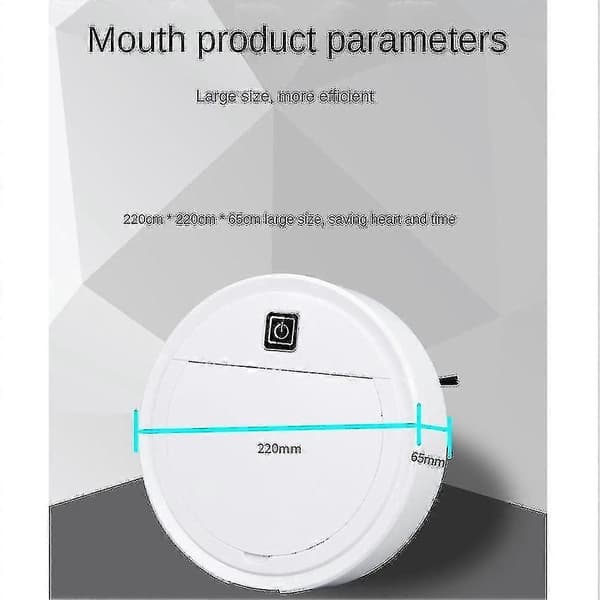 Smart Robotdammsugare 2-i-1 Robotdammsugare Och Mopp Combo Supertunn Tyst Våt Och Torr Rengöring