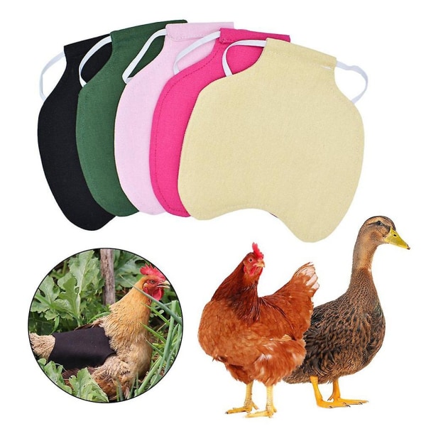 5-pack Kyckling Sadel Höna Förkläde Fjäder Fixare Ving Rygg Skydd