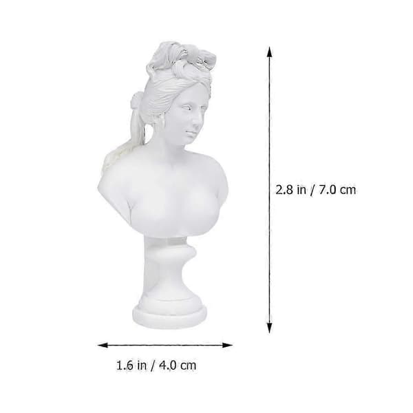 10 stk. Skrivebordsindretning Retro Kunst Statue Værelse Resin Håndværk Figur