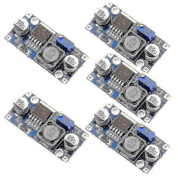 5 stk. DC-DC Buck Converter Modul LM2596s Strømforsyning Utgang 1.25v-35v