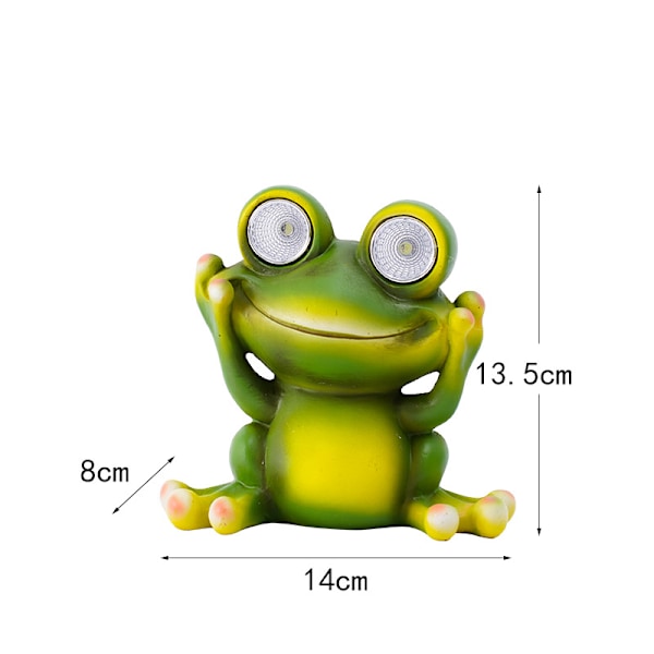 ##/1 stk. udendørs have solbelyst frø ornament, have##/