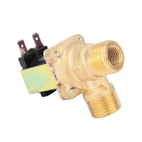 G1/2\" Normalt Lukket Messing Solenoid Elektromagnetisk Ventil Vandindløbskontakt (AC220V)