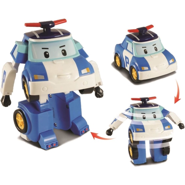 Kiillotettu Muuntautuva Robottiauto - 10cm - Muuntuu Robotiksi