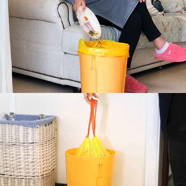 Affaldsposer 20L, Handy Bag 45x50cm med Træk snor 75 stk., Tåre