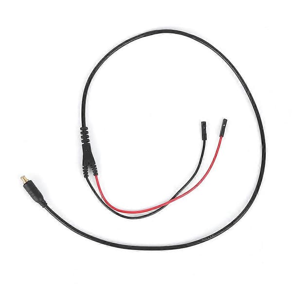 Testkabel Jump Wire Connector med 2 mm Testhage Rød Sort Åbning til Oscilloskoper