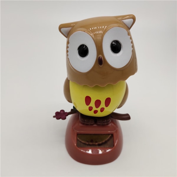 Big Red Cat-Idea Solar Swing Owl Nods Paparazzi Car Seesaw Carto