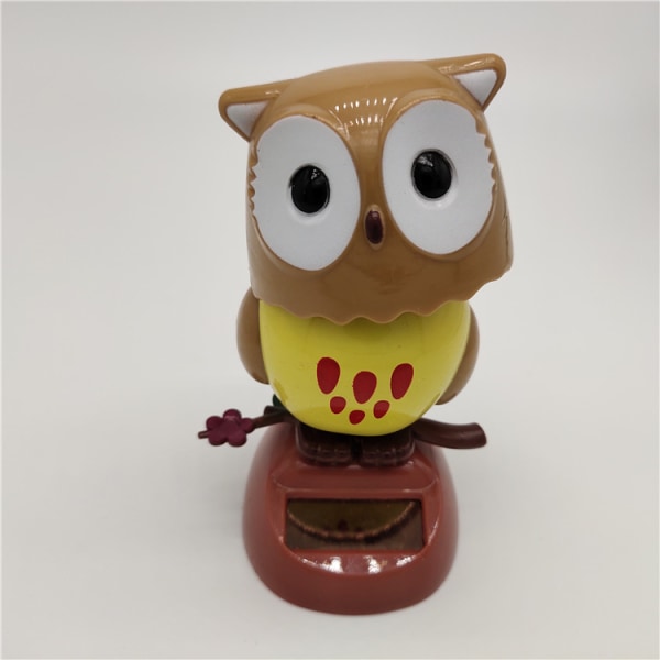 Big Red Cat-Idea Solar Swing Owl nyökkää paparazzi-auton keinulaukku Carto