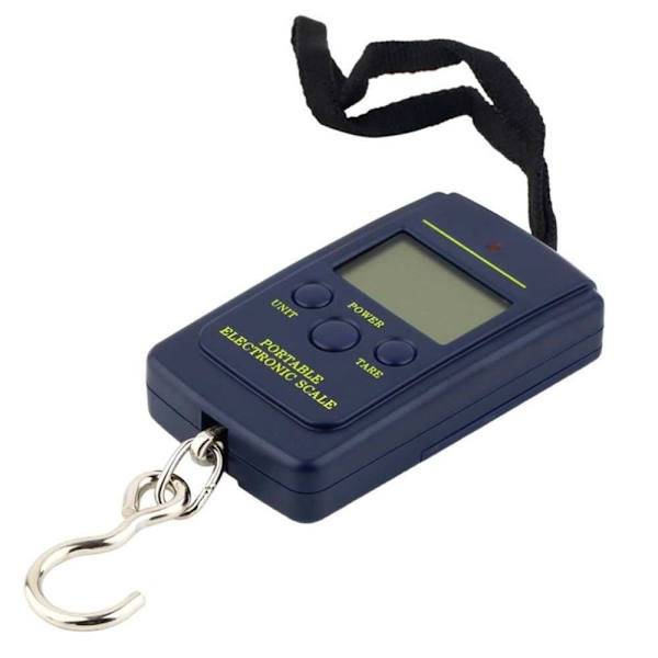 Digital Elektronisk Vægt til Bagage, Kuffert, Fisk - 40 kg, 10 g