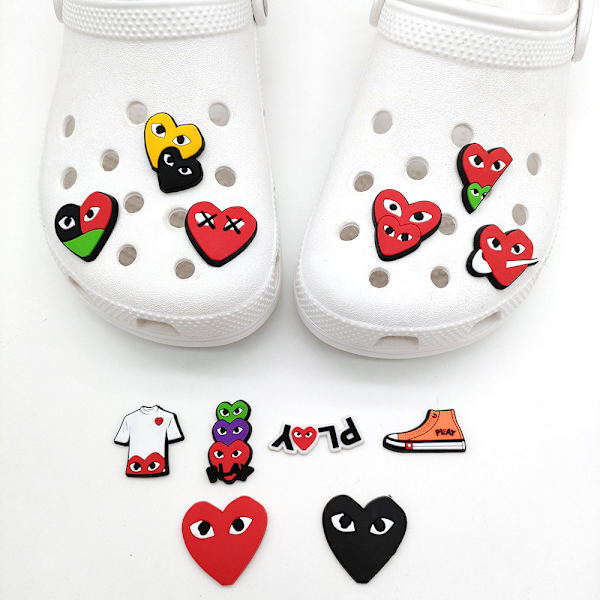 Skocharms 12 stk. Modetrend-serie 3D-hul sko