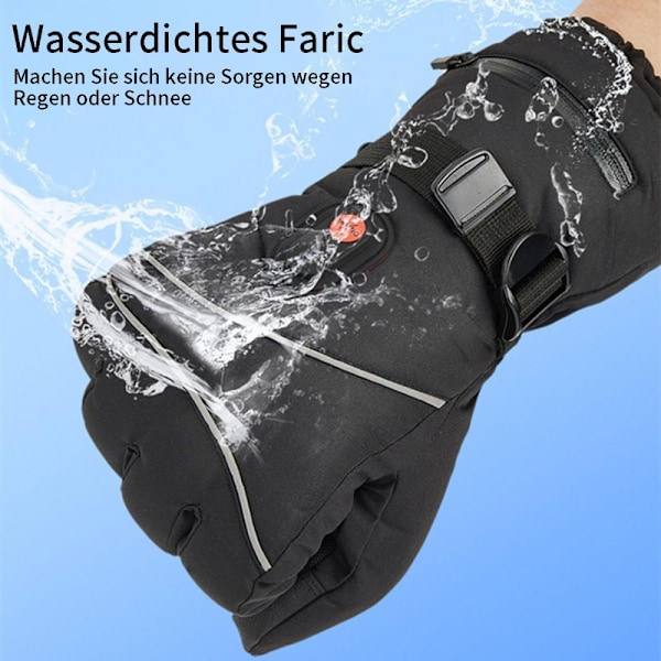 ##/Laderbare Oppvarmede Hansker Vinter Varme Sykkelhansker##/