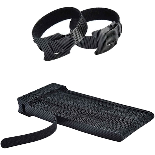 ##/100 stk Kabelbinder Gjenbrukbare - Kabelstropper Multifunksjonelle Tie Wraps Festestropper Brukt##/