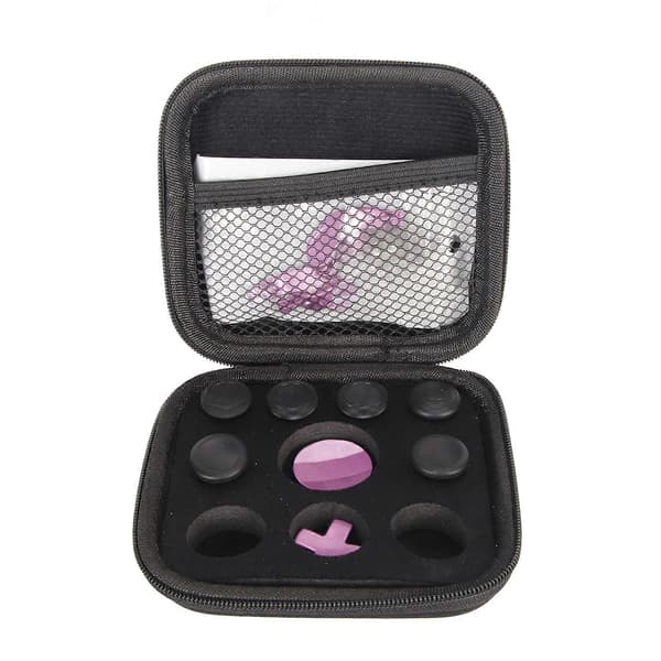 Erstatnings Thumbsticks Kit Sensitive Magnetiske Metall Thumbsticks for Xbox One Elite Series 2 Lilla