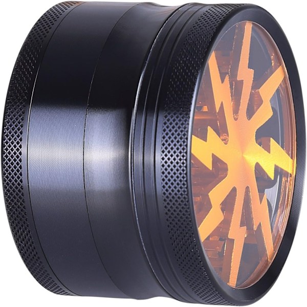 Premium-luokan alumiininen siitepölymylly 63 mm, siivilällä ja magneettikannella