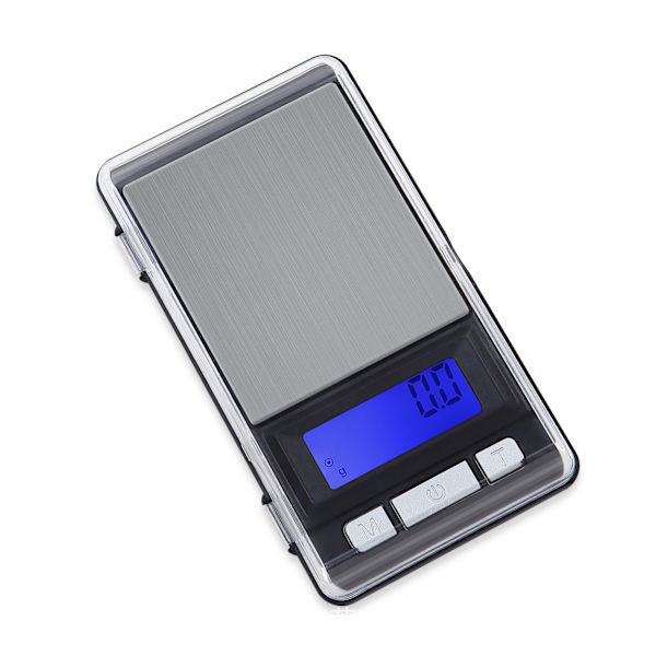 Lommeskala, [5 Enheder] 500g/0.01g Mini Skala Smykkeskala Gra