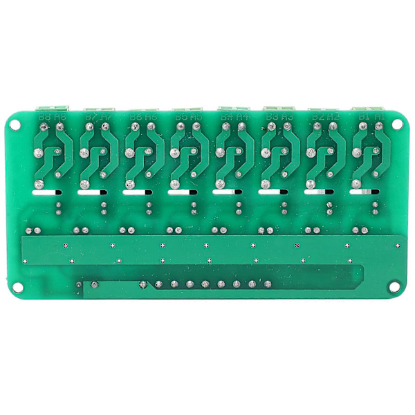 Relémodul 8-kanals Solid State Elektronisk Komponent med Motstandssikring DC 5V Inngang