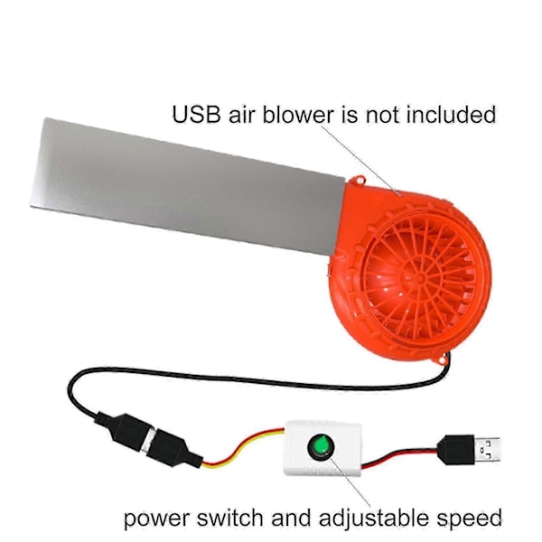 Universal 5v USB LED Dimmer Skjøteledning Hastighetskontroll Brytere Strømkabel