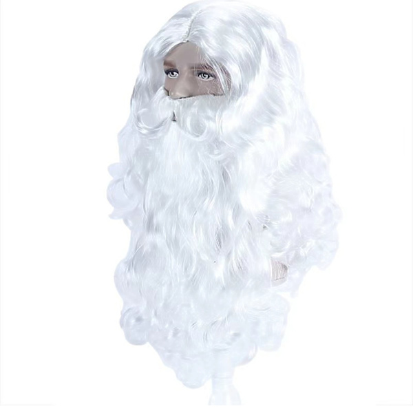 Julemandsskæg paryk