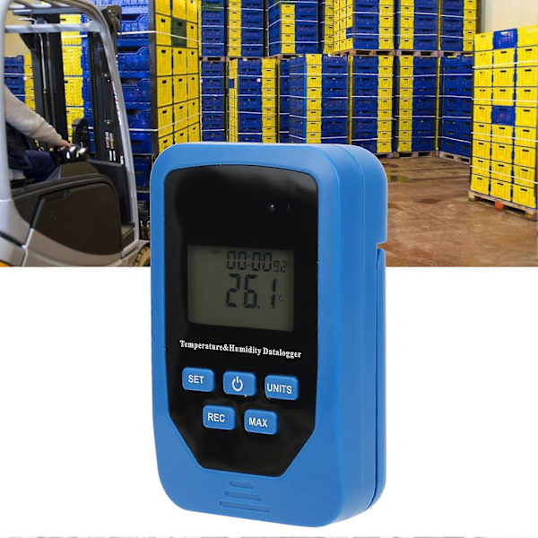 TL?505 Temperatur- och luftfuktighetsdatalogger Multifunktionell Digital Termohygrometer