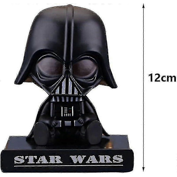 Bobble Head Bilpynt, Statue Kreative Biltilbehør Darth Vader Actionfigur Bobble Head Do