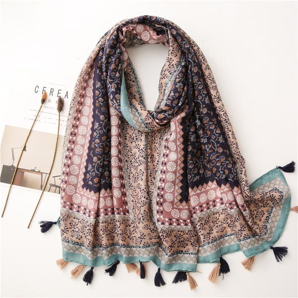 Dames tørklæder, shawls, viskose tørklæder, stoles, tørklæder, hovedtørklæde