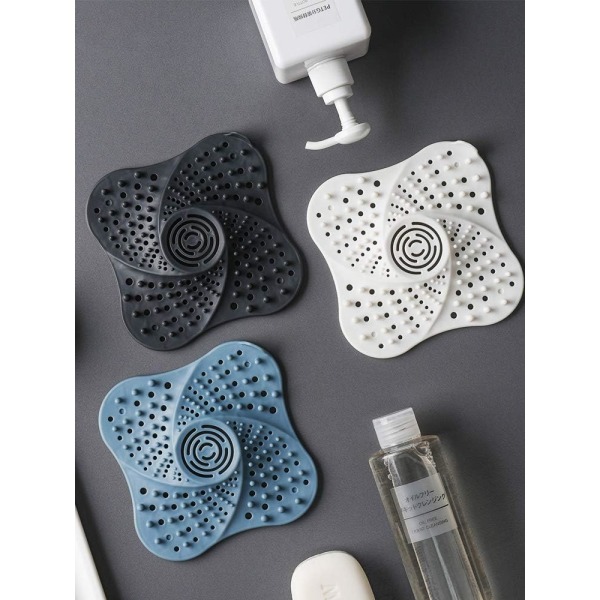 3-pack Duschbrunn Hårfälla Hårfilter Filter Avlopp Filter