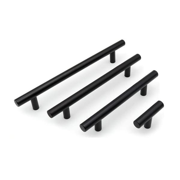 2-pakke 10*64*100mm Sorte Skapsknapper Kjøkken Skapsknapper