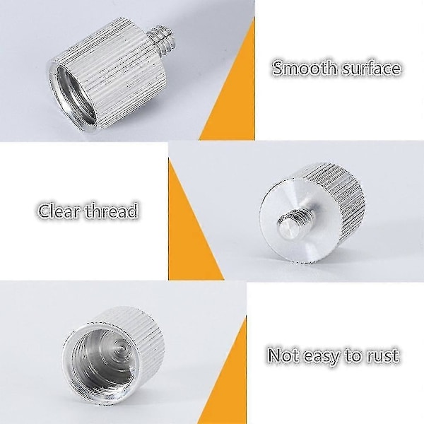 5/8 til 1/4 Adapter Hun til Han Mikrofonskrue Adapter Mikrofonstativ Adapter