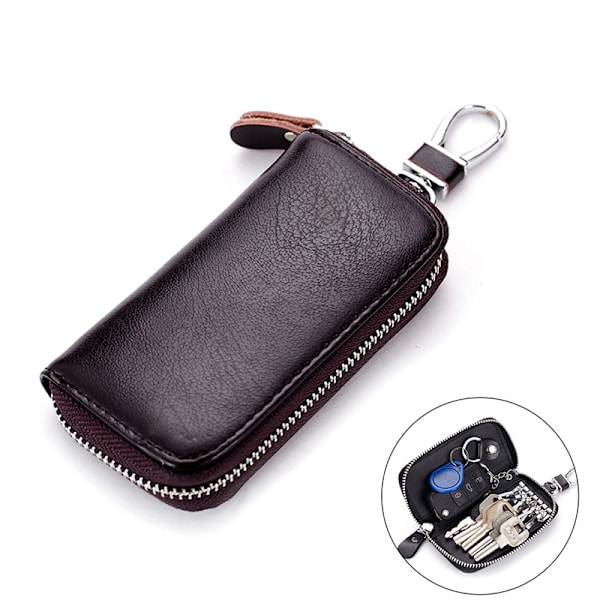 ##/1 st lädernyckel fodral till bil, brunt, 11*6*2.5cm##/