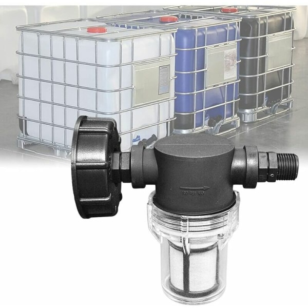 Tilkobling for 1000 liters regntank (1/2'' hann-gjenger), con