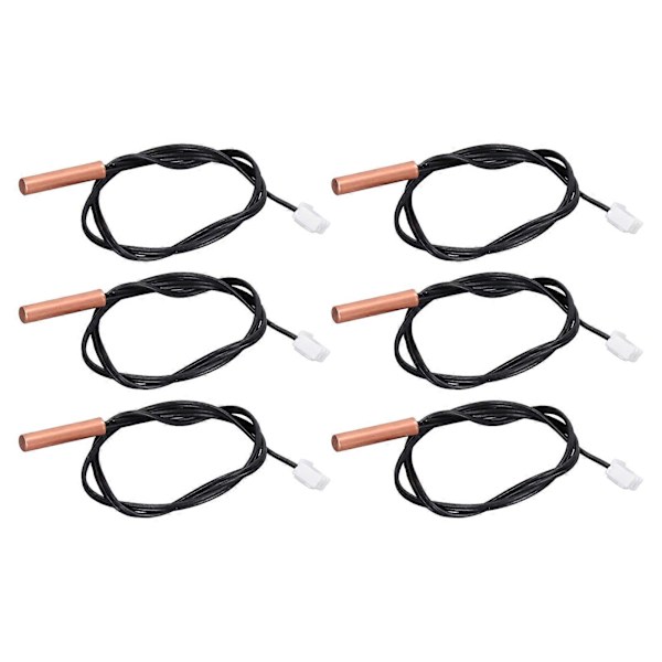 10 stk. 10K Temp Sensor Probe PVC Kobber Vandtæt NTC Termistor Prober til Aircondition