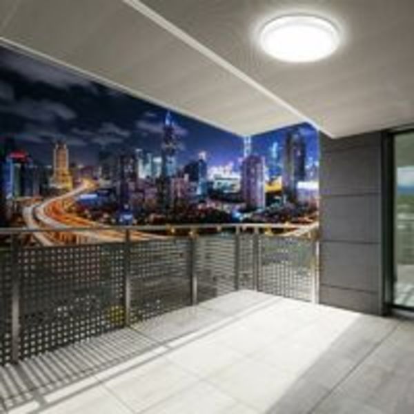 Ultra Flat Rund LED Taklampe 18W, Naturlig Kald Hvit 6500K, Ø21cm