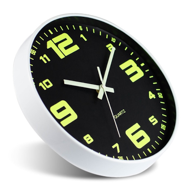 ##/Lysende digital veggklokke, lydløs##/