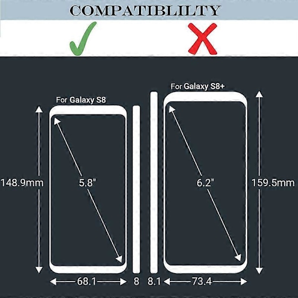 Etukannen suojakosketusnäytön lasilinssi, yhteensopiva Samsung Galaxy S9 S9Plus -puhelimien kanssa for Samsung Galaxy S9