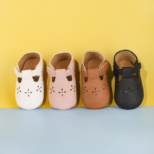 Babyflickor Sneakers PU-Läder Halksäkra Sommar Spädbarn Första Stegen