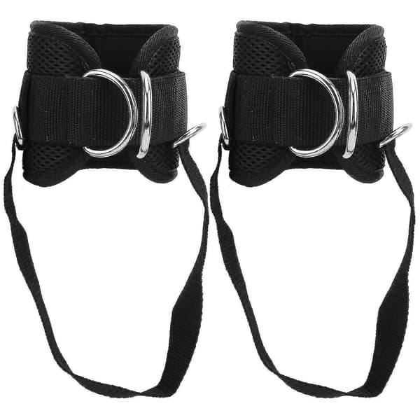 2 stk. treningsankelstropper for kabelmaskin D-ring justerbare ankelstropper mansjetter