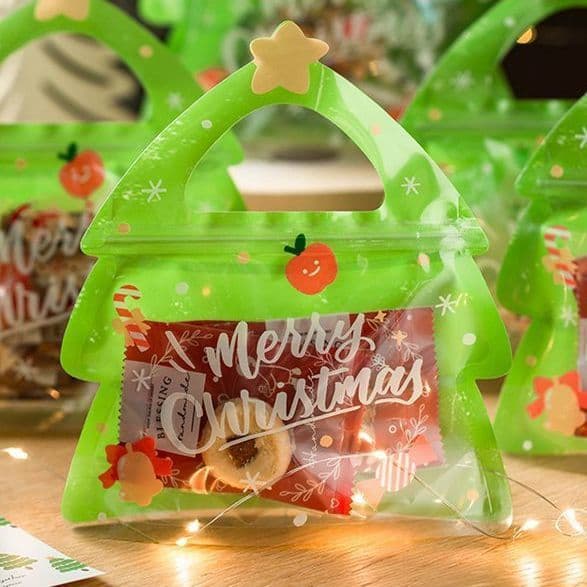 ##/4-pack Julgodis, Kakor & Snacks Förpackningar, 18.5x7x21cm##/