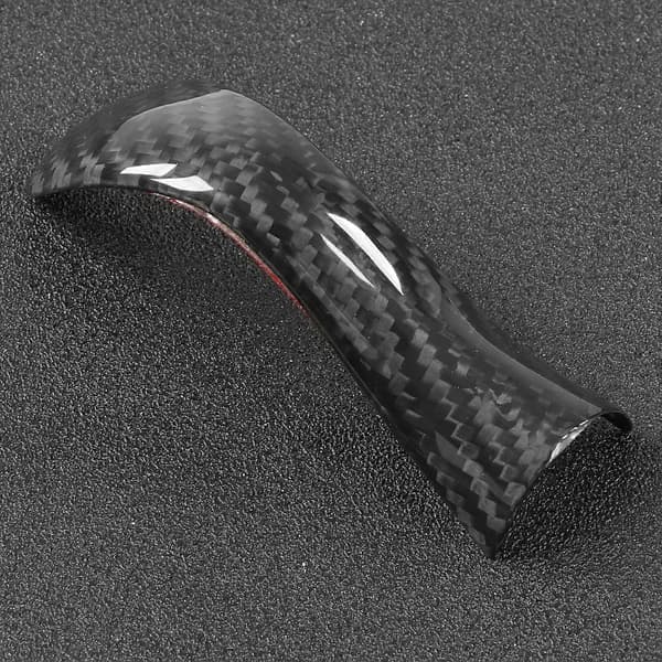Gear Shift Knob Cover Trim Kulfiber Erstatning til Infiniti Q50 Q60 2014?2020