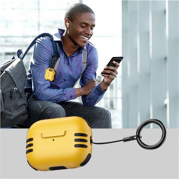 ##/Gult hörlursfodral för Airpods 1/2 generation##/