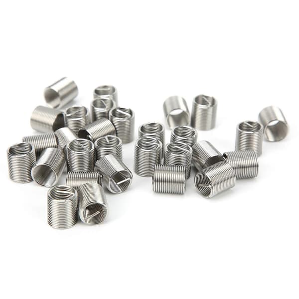 50 st Gänginsatser Hane Hona Reduceringsmutter Reparation Rostfritt Stål Trådfäste M10x1x2D