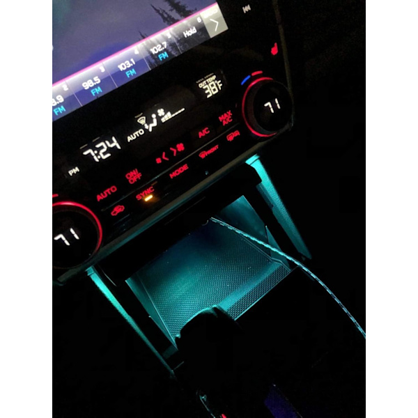 14 stk. USB LED-bils interiør stemningslys, 5V stik-tilslutning