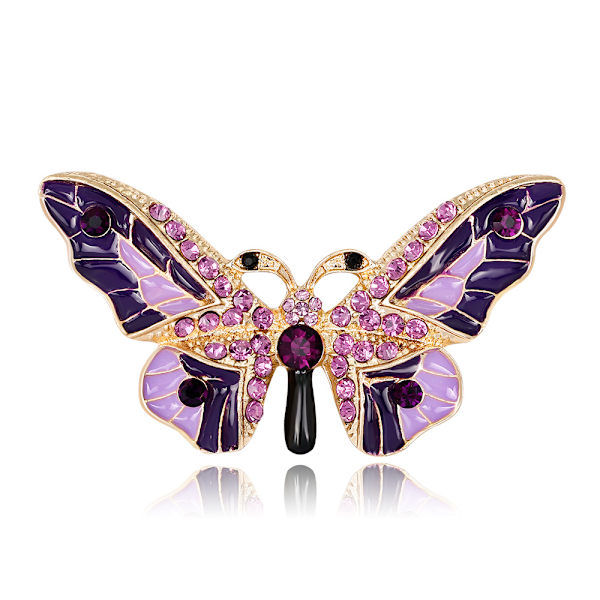 Lilla Butterfly Knapper Brosche, Skjorte Knapper, Sikkerhedsnål, P