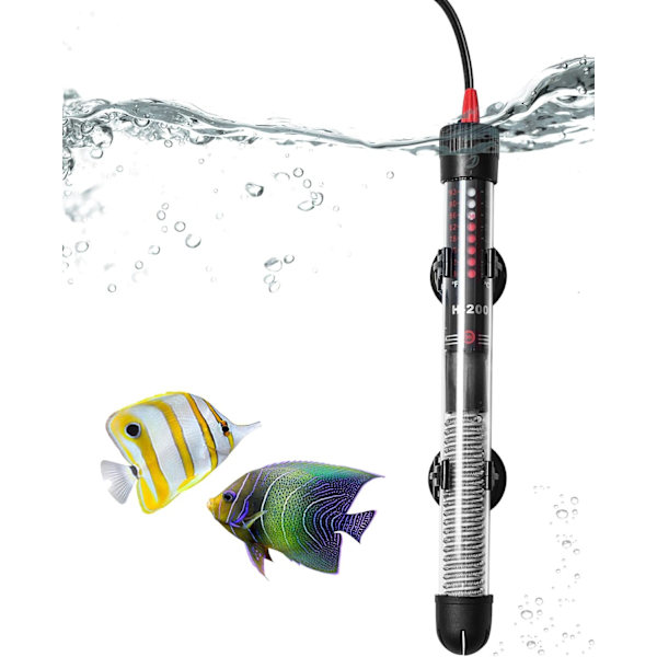 Justerbar Akvariumvärmare 120L 100 W Akvariumresistans med T